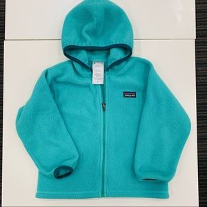 Patagonia 3t fleece blue zip up